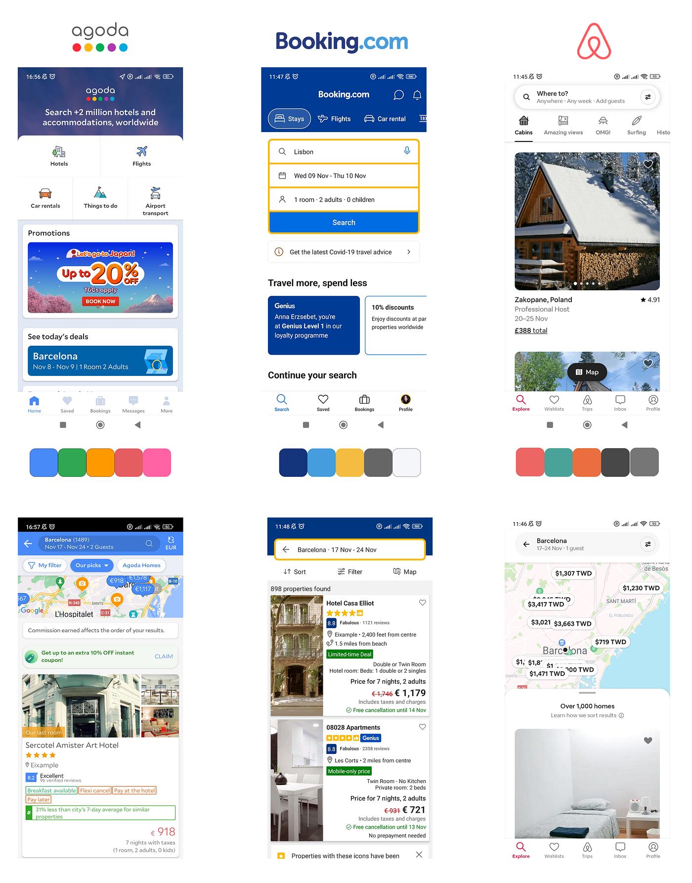 아고다 앱 쿠폰 화면